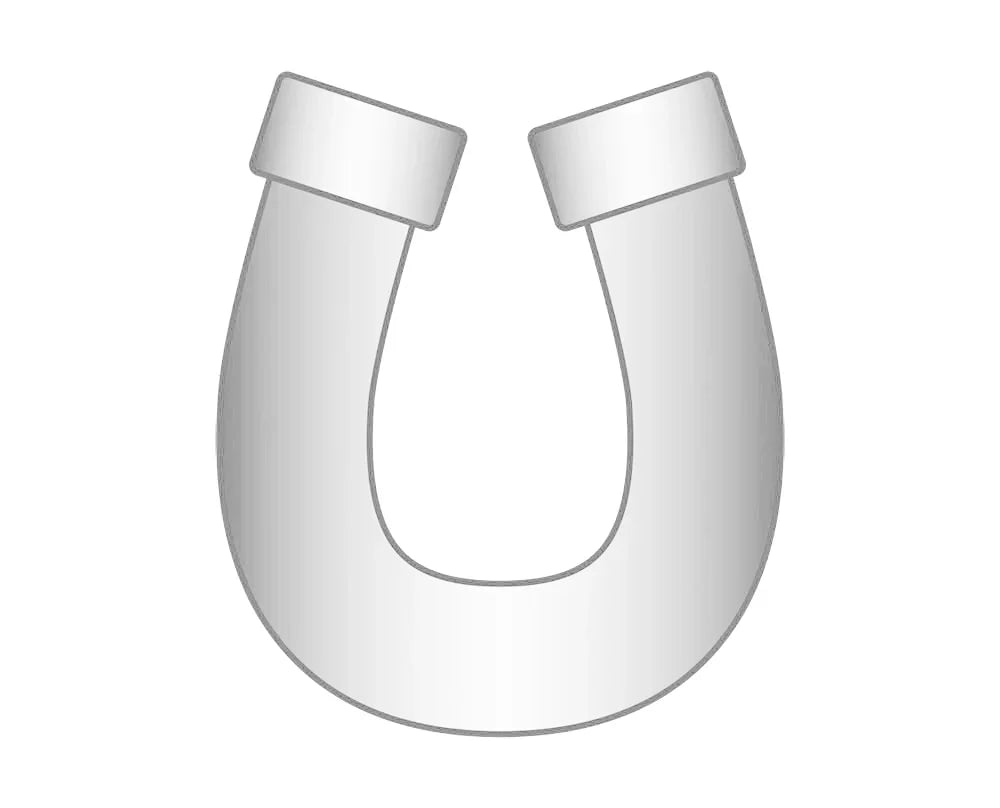 Horseshoe Icon - Silver