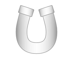 Horseshoe Icon - Silver