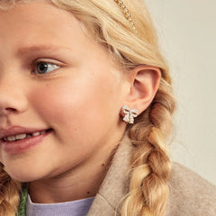 Greatest Gift Kids' Clip-On Earring Set - Purple