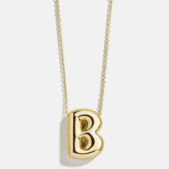 Kids' Bubble Initial Necklace - Gold