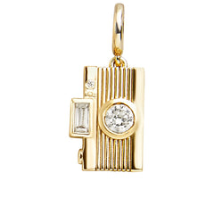 Hobbies Cluster Charm - Camera - Clear