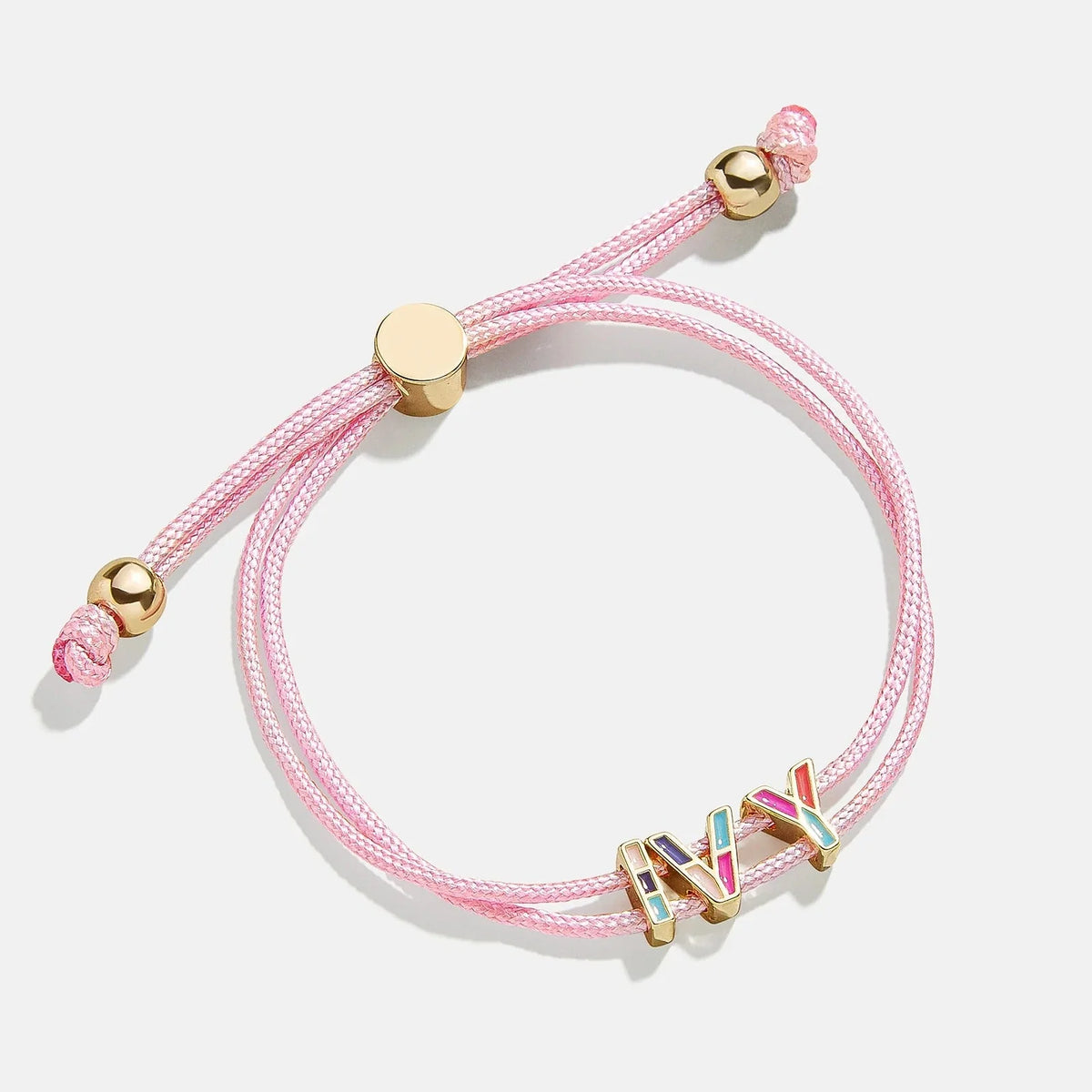 Kids' Custom Cord Bracelet - Pink