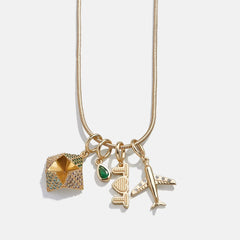 Heart Custom Initial Charm - Gold