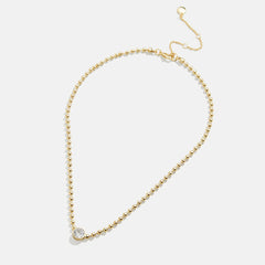 Kaycee Necklace - Gold/Pavé