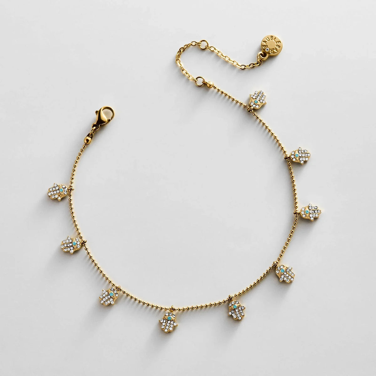 Hamsa Waterproof Anklet - Hamsa