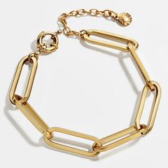 Hera Bracelet - Large Gold Plated Brass