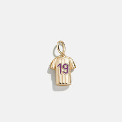 Jersey Custom Cluster Charm - Purple