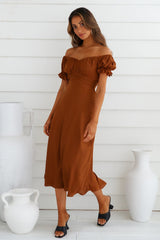 Sky Child Maxi Dress Chocolate