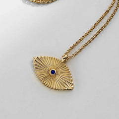 High Frequency Pendant Necklace - Evil Eye