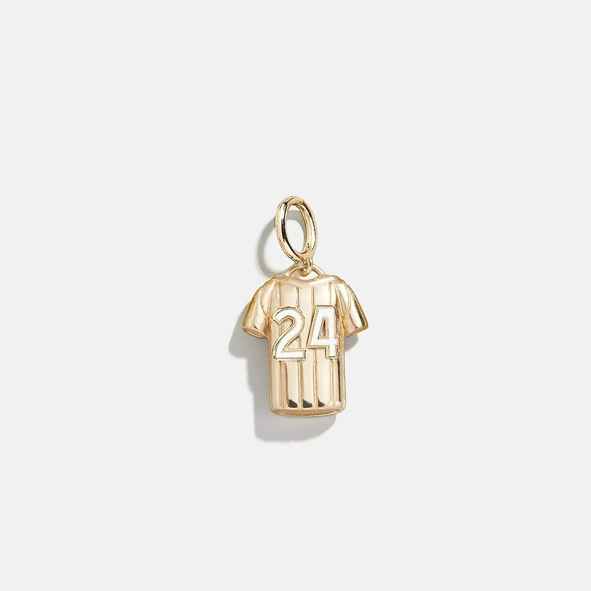 Jersey Custom Cluster Charm - White