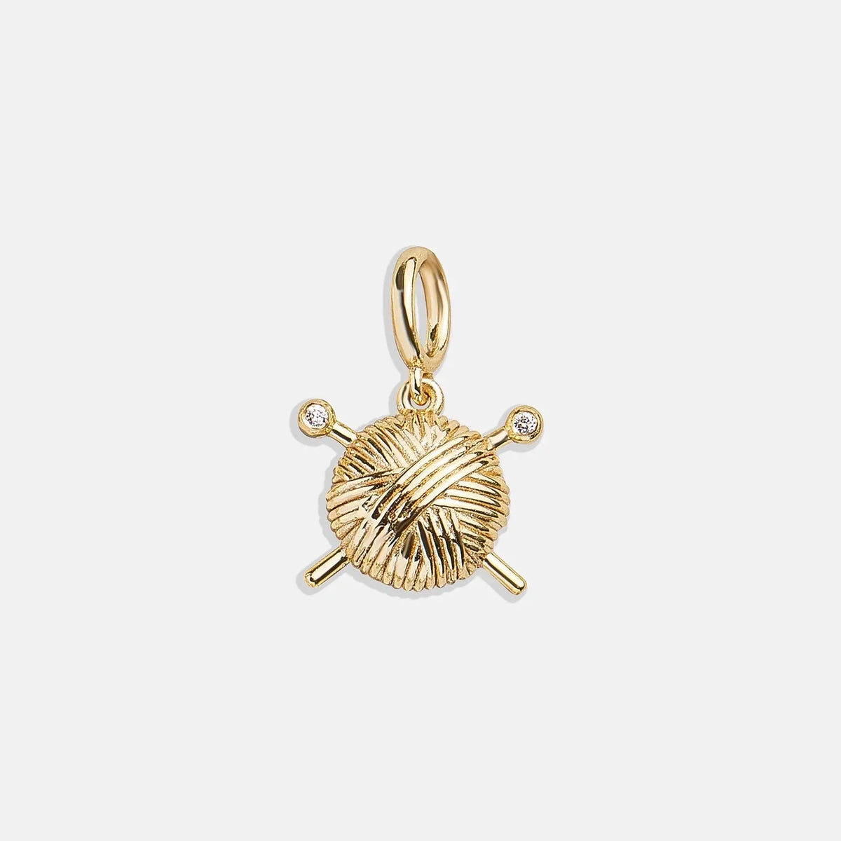 Hobbies Cluster Charm - Knitting