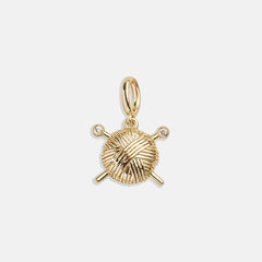 Hobbies Cluster Charm - Knitting