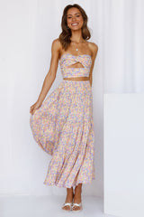 So Particular Maxi Skirt Beige