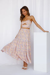 So Particular Maxi Skirt Beige